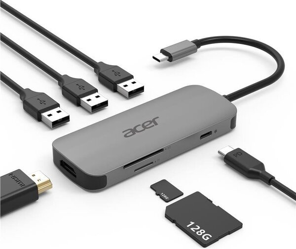 

Док-станция ACER 7в1 Type C dongle (HP.DSCAB.008)