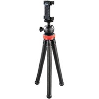 Трипод Hama Flex Pro для смартфонів, GoPro, фото-, відеокамер 16-27 cm, червоний (00004608)