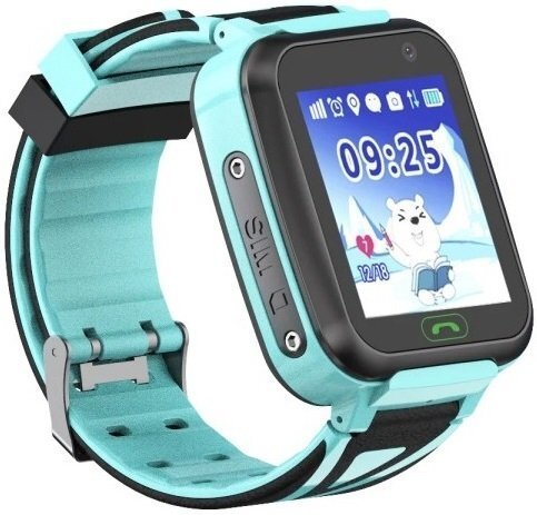 

Детские телефон-часы с GPS трекером GOGPS К07 синий