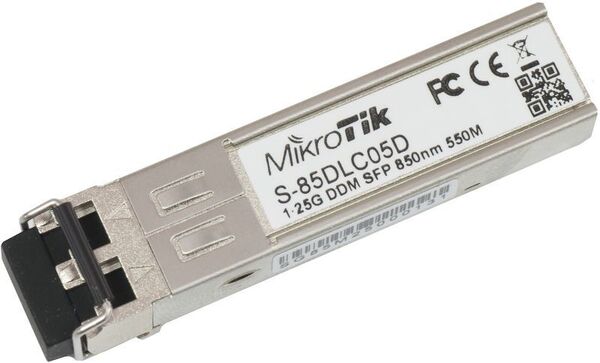 mikrotik SFP- MikroTik SFP module 1.25G MM 550m 850nm Dual LC-connector (S-85DLC05D)