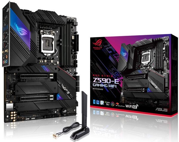 

Материнcька плата ASUS STRIX_Z590-E_GAMING_WIFI s1200 Z590 4xDDR4 M.2 DP-HDMI ATX
