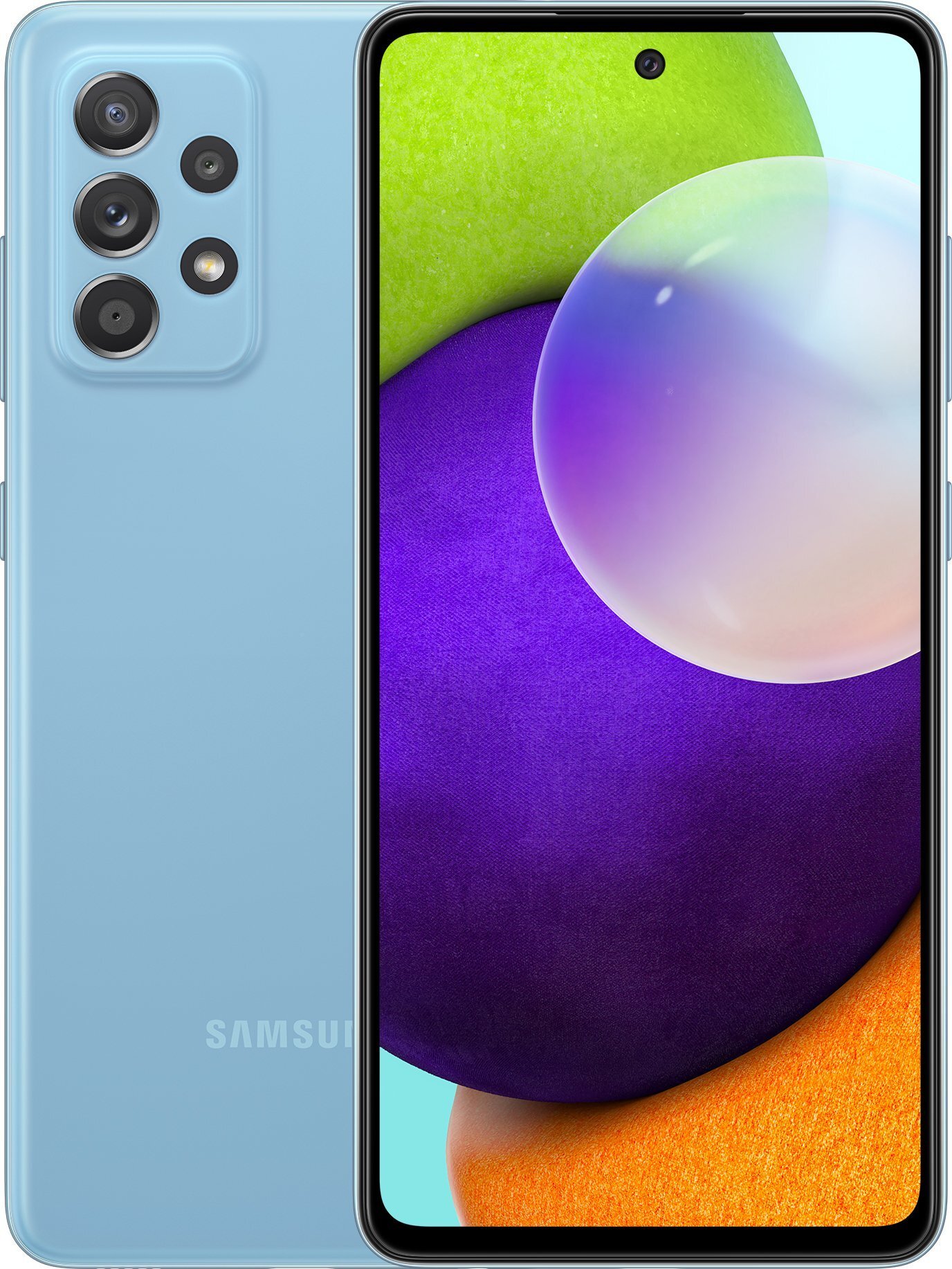 Акція на Смартфон Samsung Galaxy A52 4/128Gb Blue від MOYO