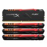 Пам'ять до ПК Kingston DDR4 3600 64GB KIT (16GBx4) HyperX Fury Black фото