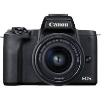 Фотоаппарат CANON EOS M50 Mark II + 15-45 мм f/3.5-6.3 IS STM Black (4728C043)