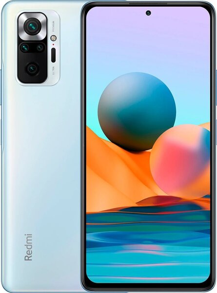 

Смартфон Xiaomi Redmi Note 10 Pro 6/128Gb Glacier Blue (M2101K6G)