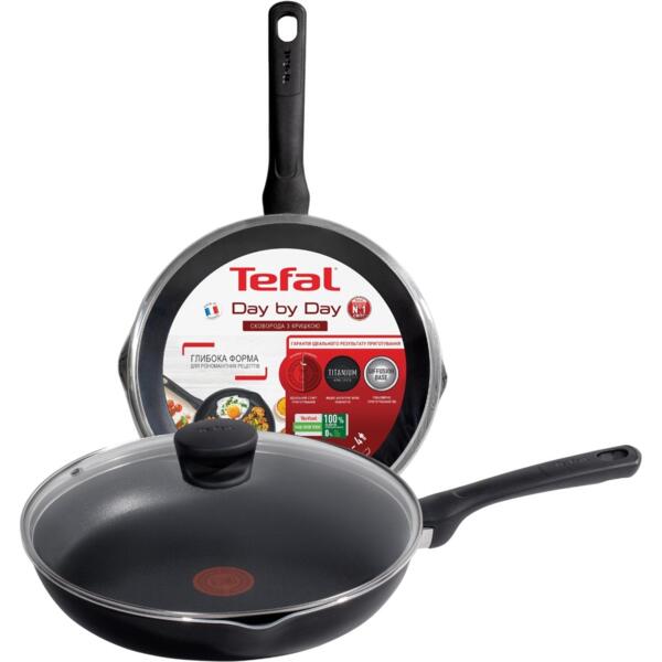 

Сковорода с крышкой Tefal Day by Day 24 см (B5580SET)