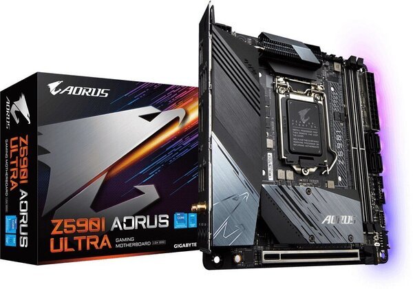 

Материнская плата GIGABYTE Z590I AORUS ULTRA mITX (Z590I_AORUS_ULTRA)