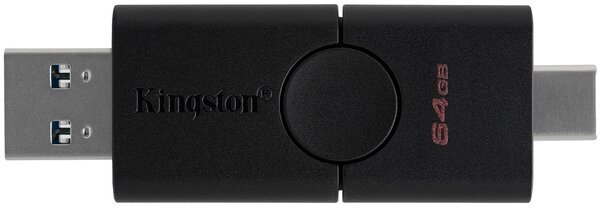 

Накопитель Kingston 64GB USB 3.2+Type-C DT Duo (DTDE/64GB)