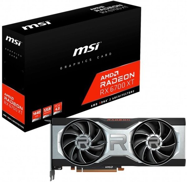 

Видеокарта MSI Radeon RX 6700 XT 12GB DDR6 (RADEON_RX_6700_XT_12G)