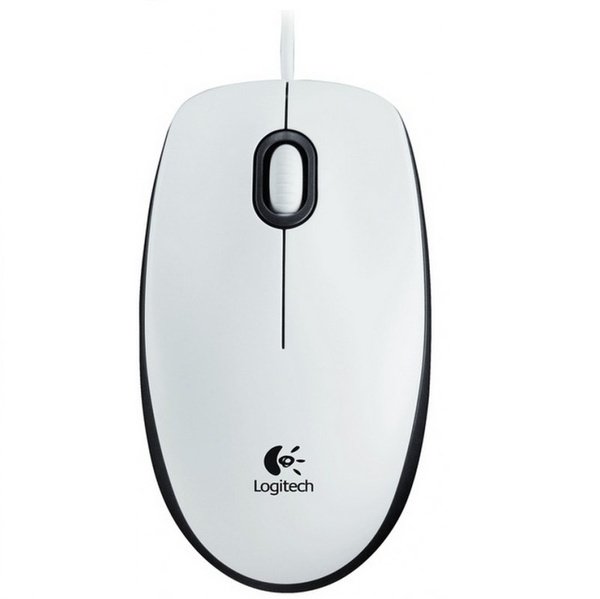 

Мышь Logitech B100 Optical White USB (910-003360)