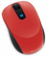 Мышь Microsoft Sculpt Mobile WL Flame Red (43U-00026)