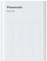 Зарядний пристрій Panasonic USB in/out з функцією Power Bank + 4AA 1900 mAh (K-KJ87MCC40USB)