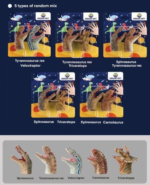 

Игоровой набор Same Toy Пальчиковый театр "Динозавры", 2 ед X236Ut