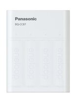Зарядное устройство Panasonic USB in/out с функцией Power Bank, для АА/ААА аккумуляторов (BQ-CC87USB)