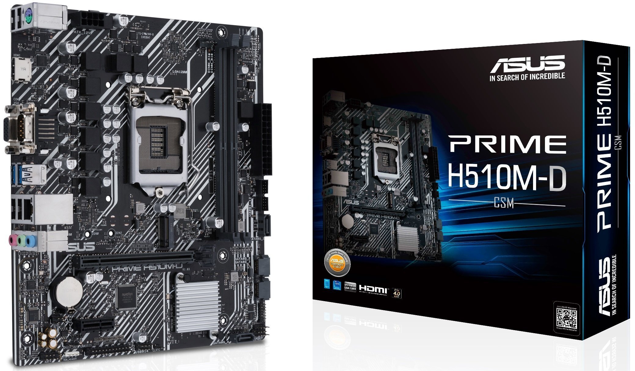 

Материнcкая плата ASUS PRIME H510M-D (PRIME_H510M-D)