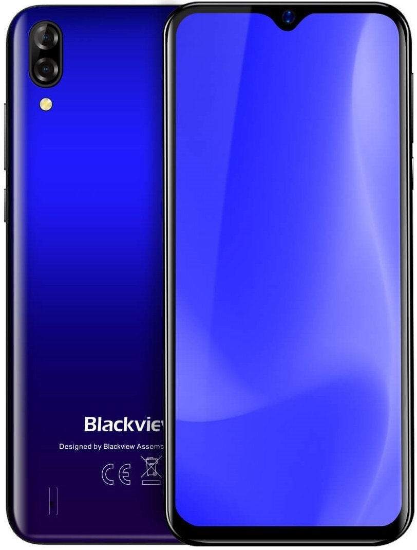 Смартфон Blackview A60 2/16Gb DS Blue OFFICIAL UA фото 