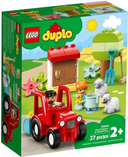 

Конструктор LEGO DUPLO Сельскохозяйственный трактор и уход за животными 10950