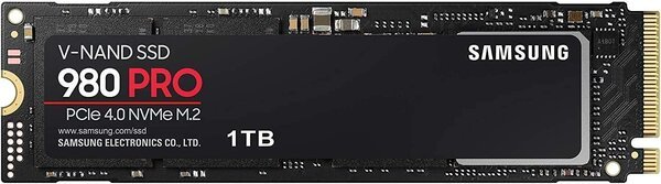 

SSD накопитель SAMSUNG 980 PRO 1TB M.2 NVMe PCIe 4.0 4x2280 3-bit MLC (MZ-V8P1T0BW)