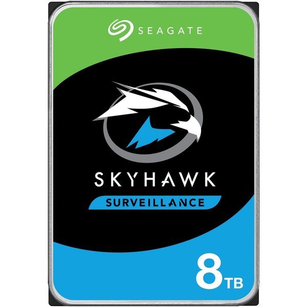 

Жесткий диск внутренний SEAGATE SkyHawk 3.5" SATA 3.0 8TB 7200 256MB (ST8000VX004)