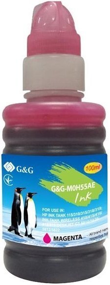 

Контейнер с чернилами G&G для HP GT52 DJ5810/5820, InkTank 115/315/319/410/415/419, SmartTank 500/515/530/615 Mage (G&G-