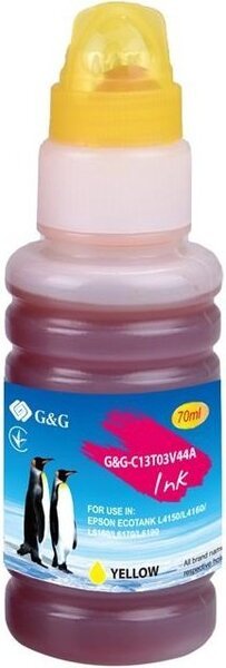 

Контейнер с чернилами G&G для Epson L4150/L4160 yellow (G&G-C13T03V44A)