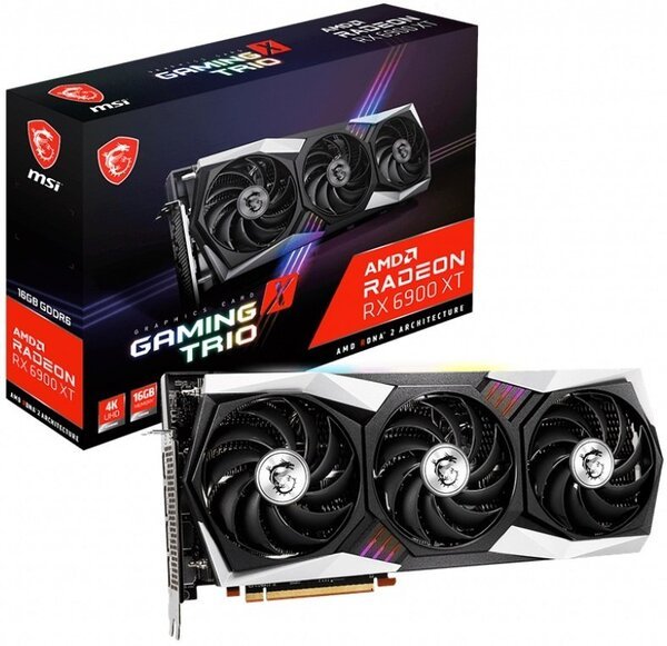 

Видеокарта MSI Radeon RX 6900 XT 16GB DDR6 GAMING X TRIO (RX6900XTGAM_X_TRIO_16G)