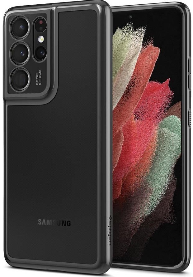 

Чехол Spigen для Galaxy S21 Ultra Optik Crystal Chrome Gray (ACS02580)