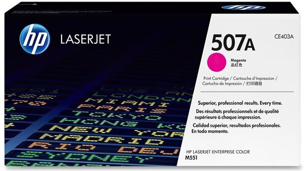 Акція на Картридж лазерный HP LaserJet Enterprise 500 Color M551n/ 551dn/551xh magenta (CE403A) від MOYO