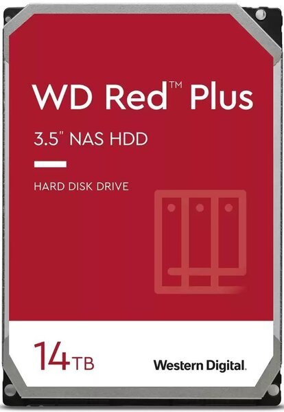 

Жесткий диск внутренний WD 3.5" SATA 3.0 14TB 7200 512MB Red Plus NAS