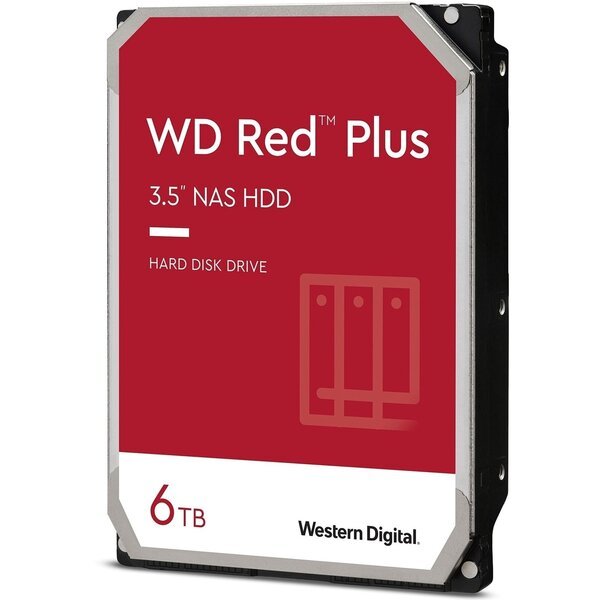 

Жесткий диск внутренний WD 3.5" SATA 3.0 6TB 5400 128MB Red Plus NAS (WD60EFZX)