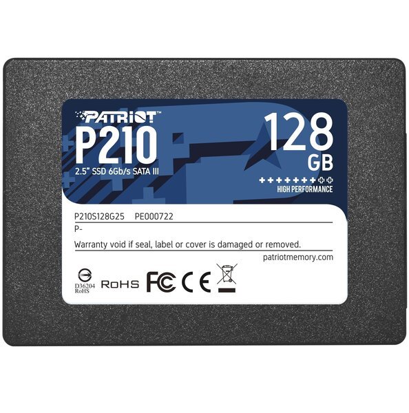 Акція на SSD накопитель Patriot 128GB 2.5" SATA TLC P210 (P210S128G25) від MOYO