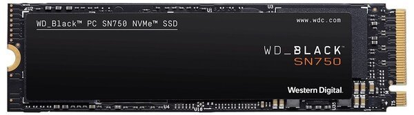 Акція на SSD накопитель WD Black SN750 500GB M.2 NVMe PCIe 3.0 4x 2280 TLC (WDS500G3XHC) від MOYO