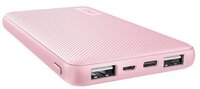 Портативний акумулятор Trust Primo 10000 mAh Pink (23897)