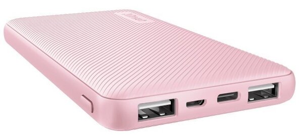 

Портативный аккумулятор Trust Primo 10000 mAh Pink (23897)