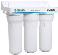 Фильтр Ecosoft Standard, тройной, полипропилен + 2 угольных картриджа
