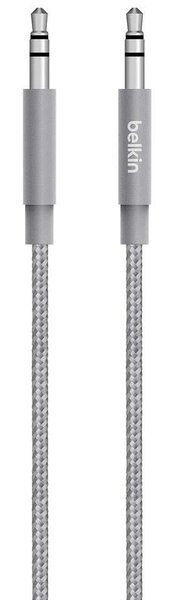 

Кабель Belkin jack 3.5mm - jack 3.5mm Premium 1.2m gray (AV10164BT04-GRY)