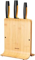 Набор ножей Fiskars FF с бамбуковой подставкой, 3 шт (1057553)