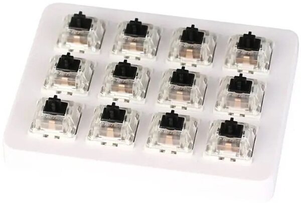 

Набор механических переключателей KEYCHRON Gateron Switch with Holder Set 12Pcs/Set Black (Z6_KEYCHRON)