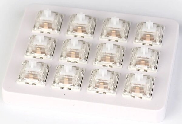 

Набор механических переключателей KEYCHRON Gateron Switch with Holder Set 12Pcs/Set White (Z7_KEYCHRON)