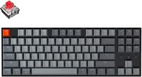 Клавиатура KEYCHRON K8 87 keys, Gateron RED, Hot-Swap, White LED, Black (K8G1_KEYCHRON)