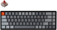 Клавиатура KEYCHRON K6 Aluminum Frame 68 keys, Gateron Red, Hot-Swap, RGB, Black (W1_KEYCHRON)