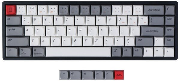 

Кейкапы Keychron K6 XDA PBT Keycap set 68шт, Retro (KP5_KEYCHRON)