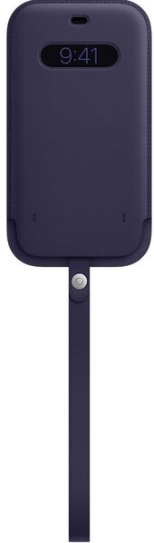 

Чехол Apple для iPhone 12 Pro Max Leather Sleeve with MagSafe Deep Violet (MK0D3ZM/A)