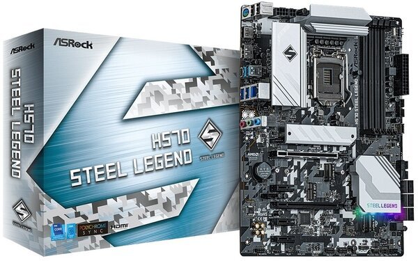 

Материнcкая плата ASRock H570 STEEL LEGEND (H570_STEEL_LEGEND)