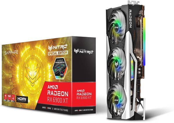 

Видеокарта SAPPHIRE Radeon RX 6900 XT 16GB GDDR6 NITRO+ (11308-03-20G)