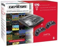 Игровая консоль Retro Genesis 16 bit Modern Wireless (170 игр, 2 беспроводных джойстика) (ConSkDn78)