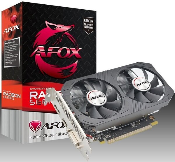 

Видеокарта AFOX Radeon RX 550 4GB DDR5 (AFRX550-4096D5H4-V5)
