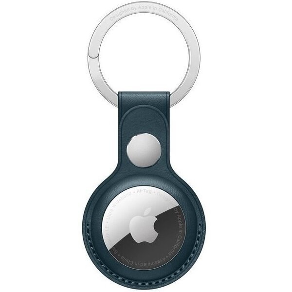 

Чехол Apple для AirTag Leather Key Ring Baltic Blue (MHJ23ZM/A)