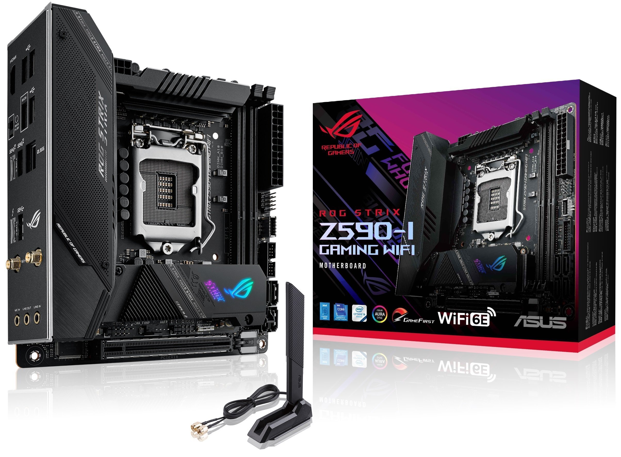 

Материнcкая плата ASUS STRIX_Z590-I_GAMING_WIFI