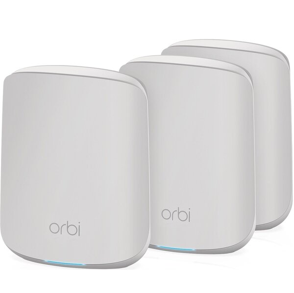 

WiFi-система NETGEAR RBK353 AX1800 WiFi 6, MESH, 3xGE LAN, 1xGE WAN, бел. цв. (3шт.)